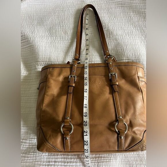 Coach Brown Genuine Leather Shoulder Tote Bag Model Number D0820-F11525 - Picture 13 of 16